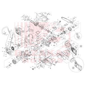 Βενζινοκίνητο Κλαδευτικό Αλυσοπρίονο 2.3Hp 45cm HCS 4500 G Hyundai (#83C04) - Image 3